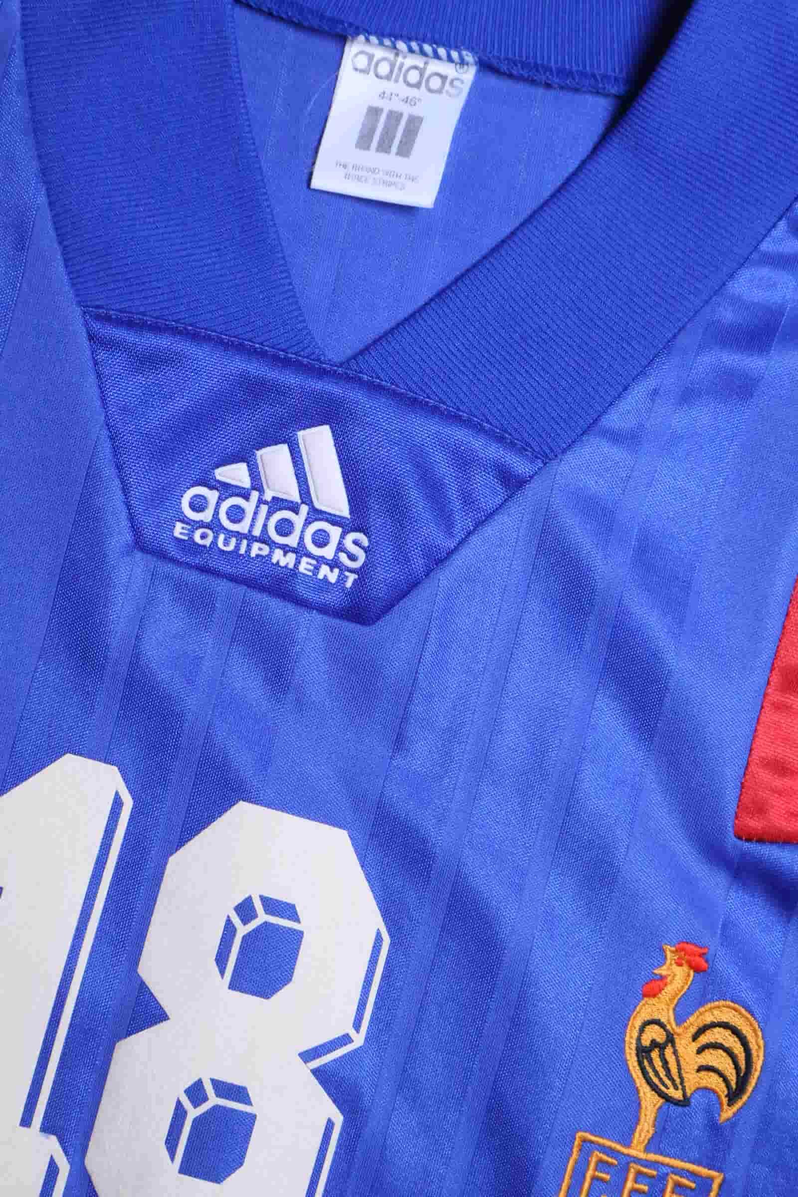 France Cantona #18 1992/94 Home Shirt - XL