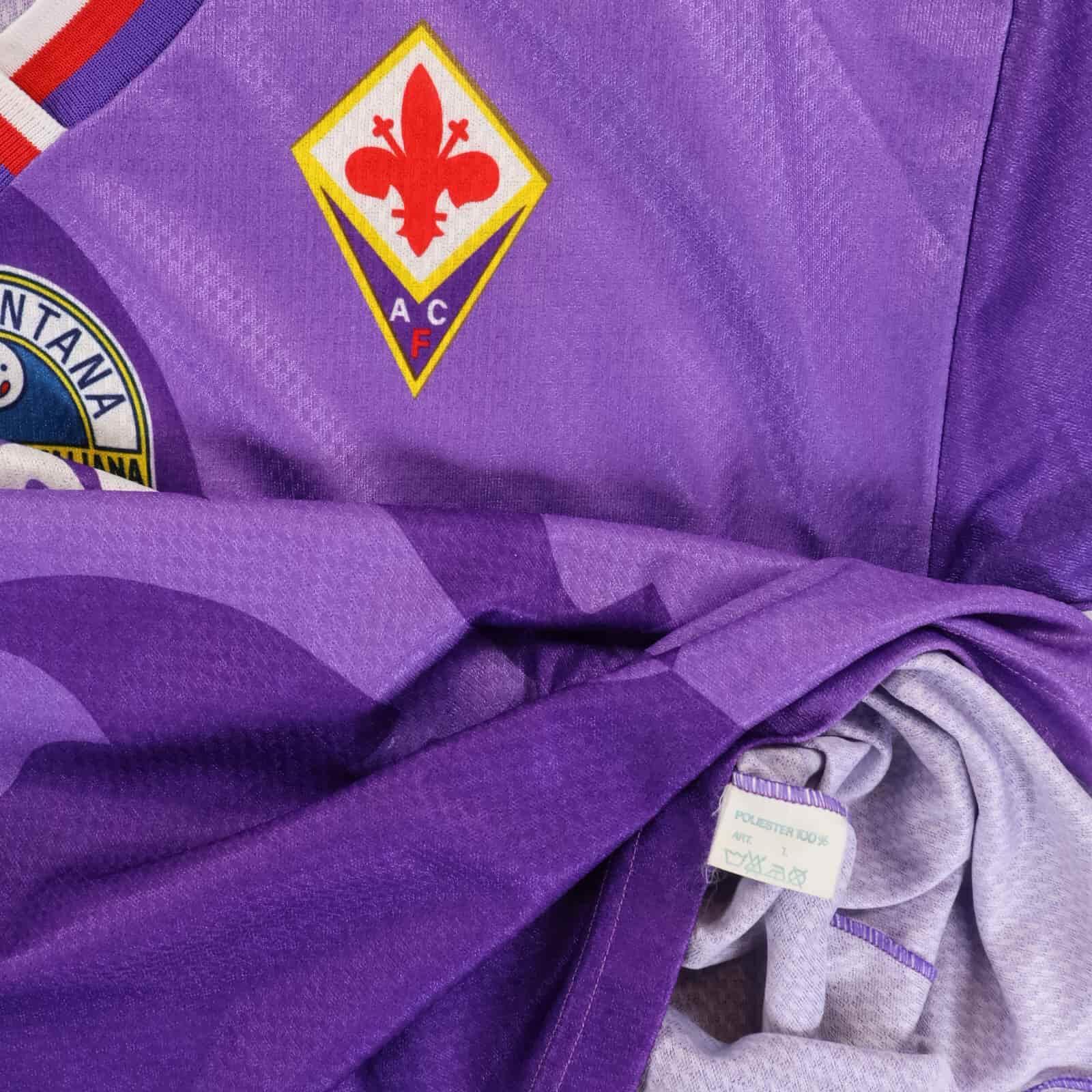 Fiorentina Batistuta #9 1995/96 Home Shirt - M- TAGS