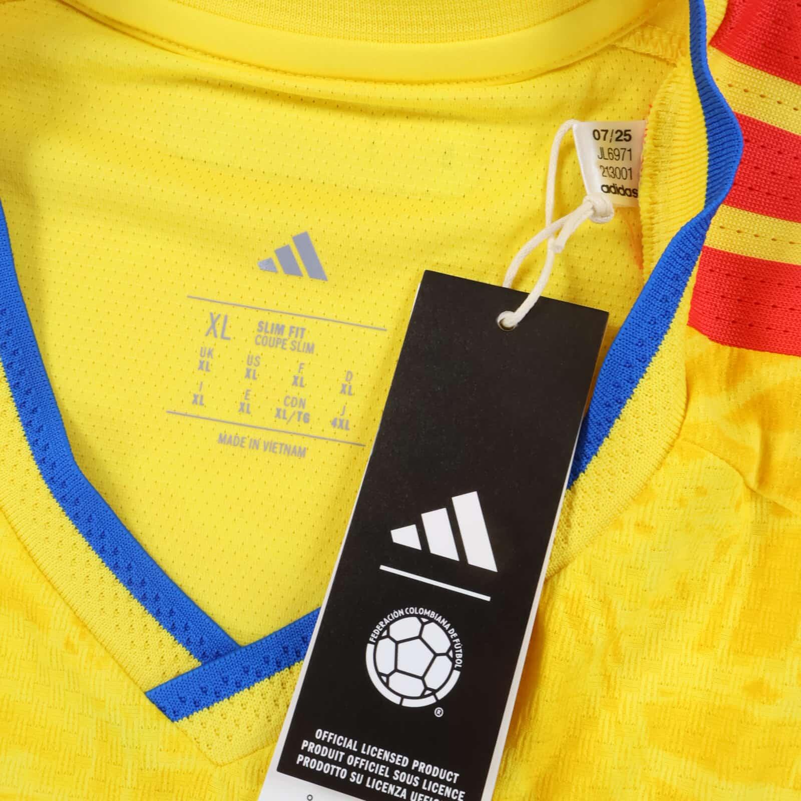 Colombia 2025/26 Home Shirt - Player Issue - XL