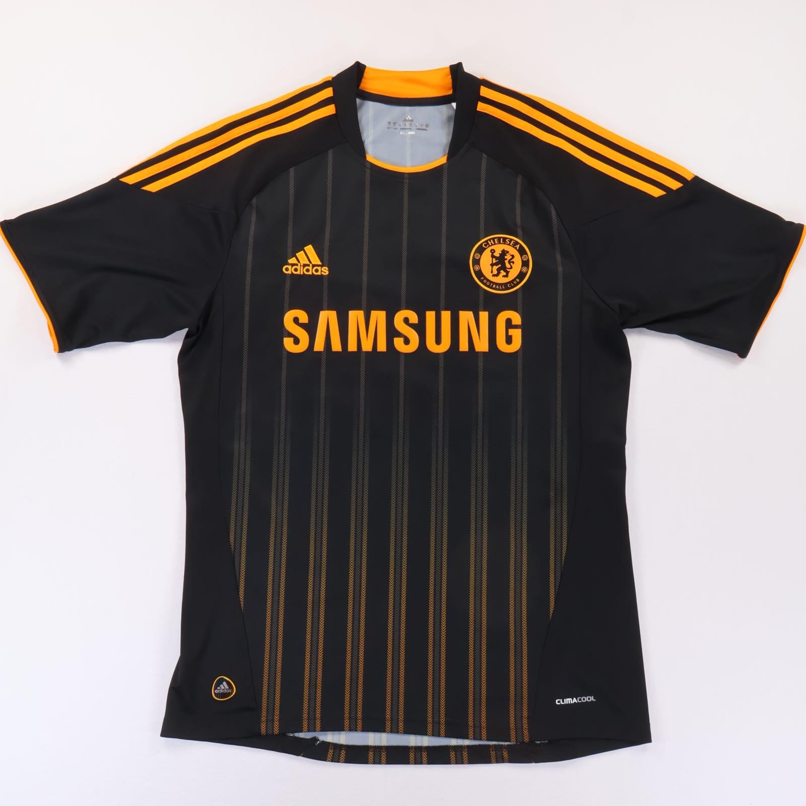 Chelsea Drogba #11 2010/11 Away Shirt - L- BACK