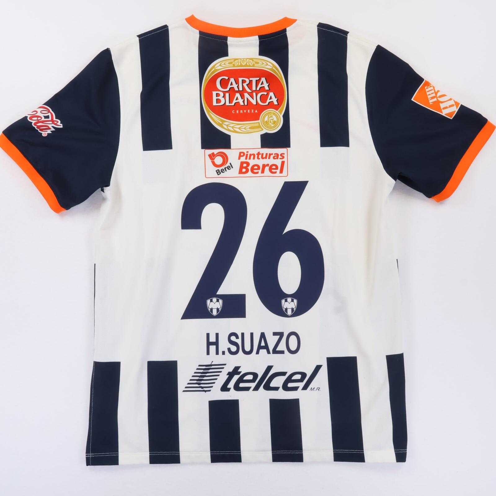 C.F. Monterrey H. Suazo #26 2012/14 Home Shirt - L