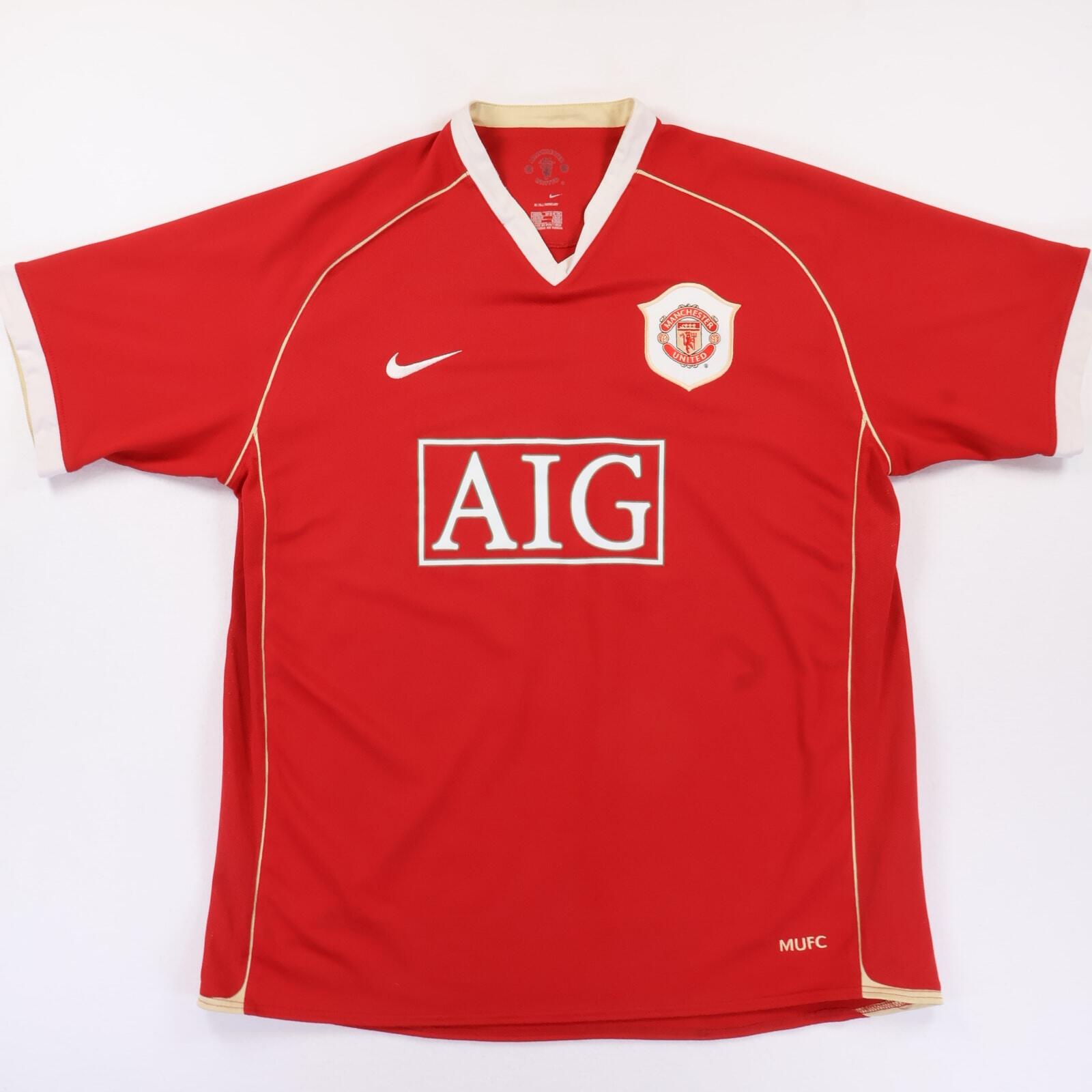 Manchester United 2006/07 Home Shirt - XL- FRONT
