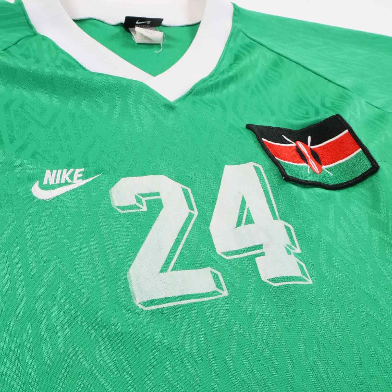 Kenya #24 1995/ Away Shirt - Match Prepared - L- BACK