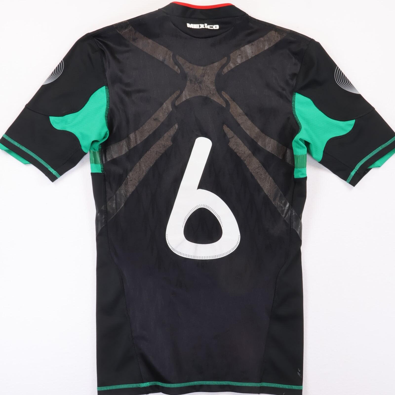 Mexico #6 2010/ Away Shirt - Player Issue - M- BACK