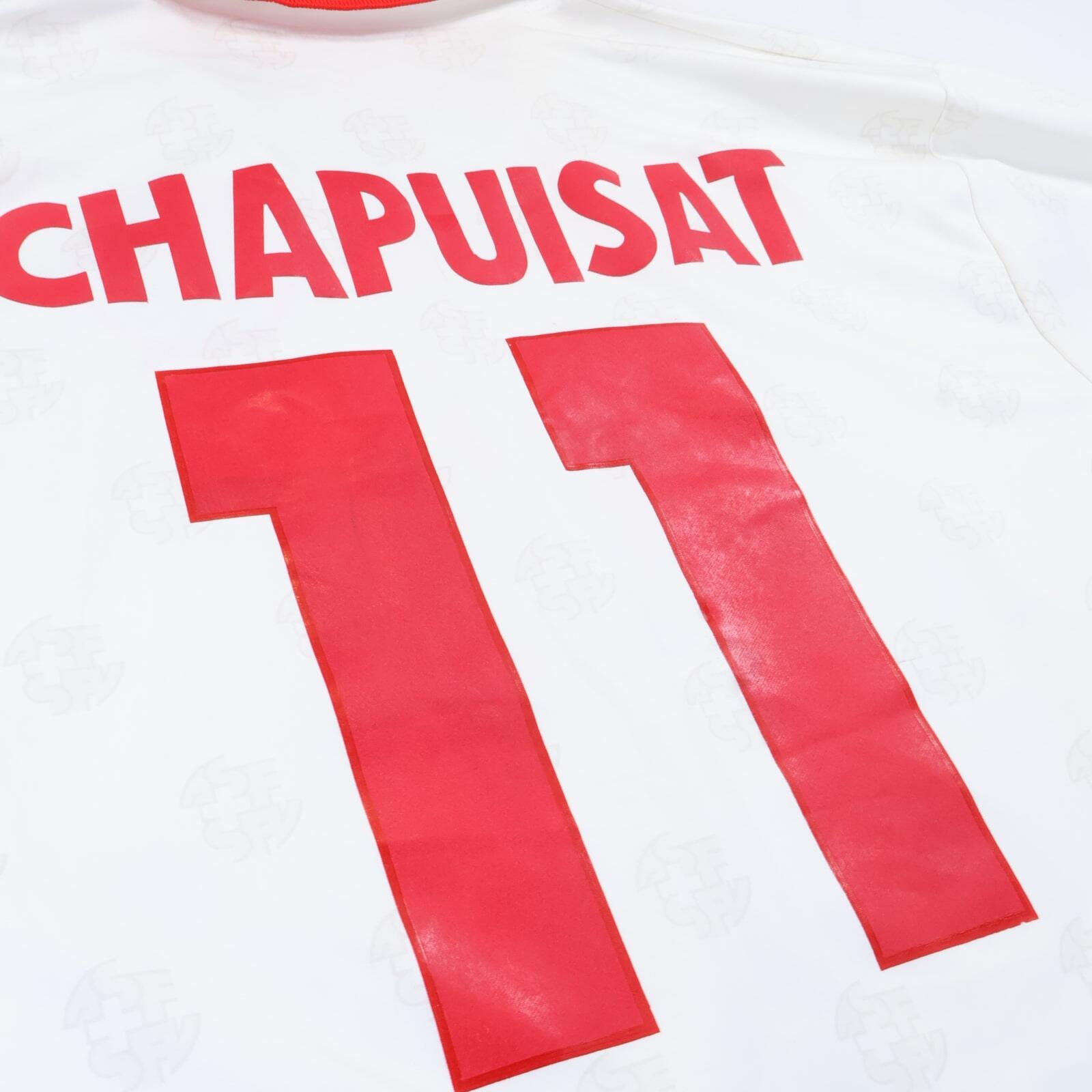 Switzerland Chapuisat #11 World Cup Away Shirt - L