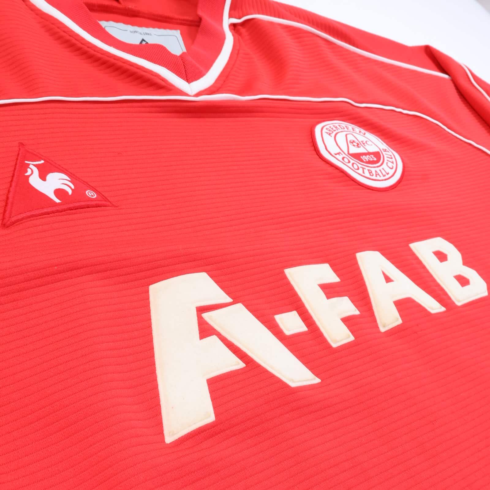 Aberdeen #9 2002/04 Home Shirt - XL- BACK