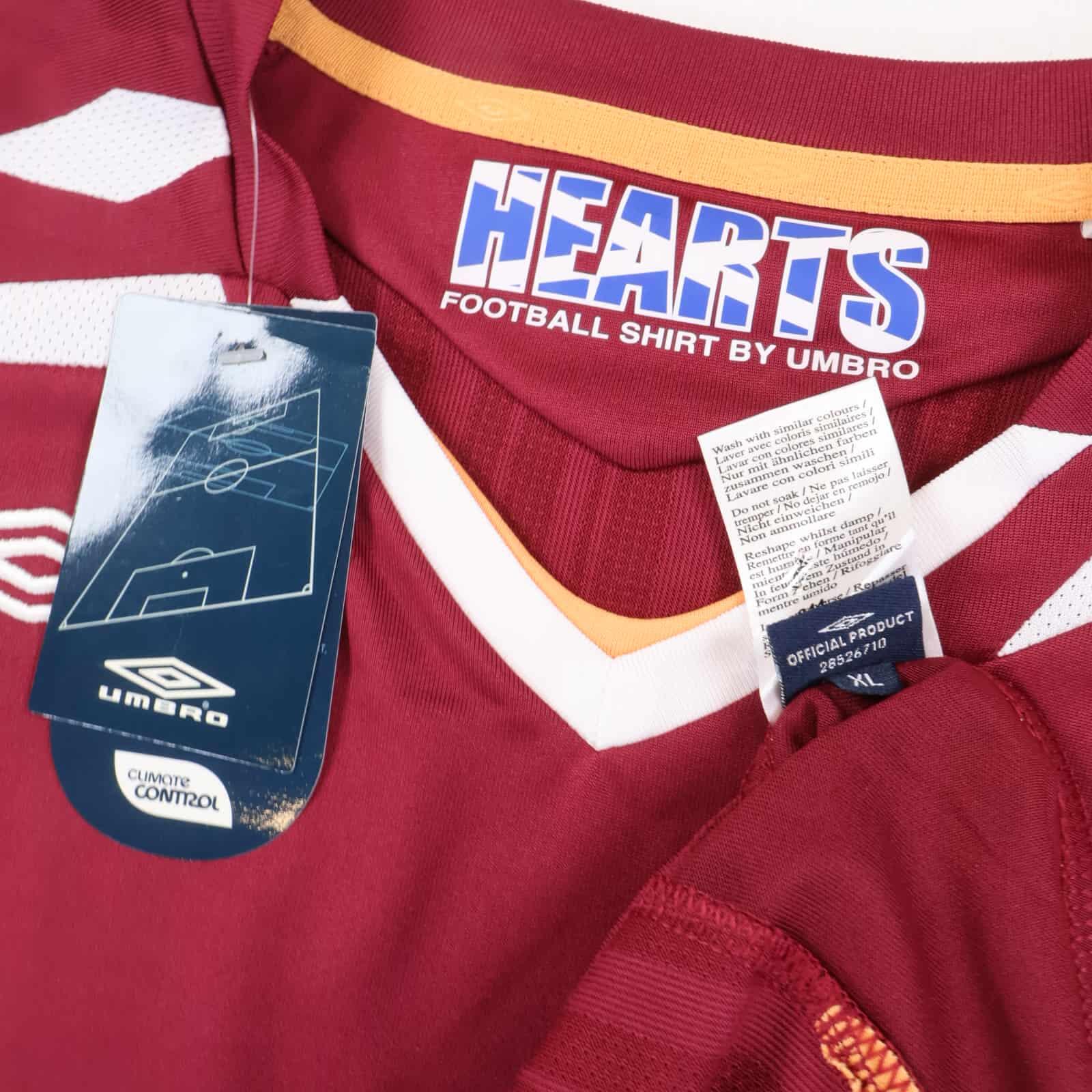 Heart Of Midlothian 2007/08 Home Shirt - XL