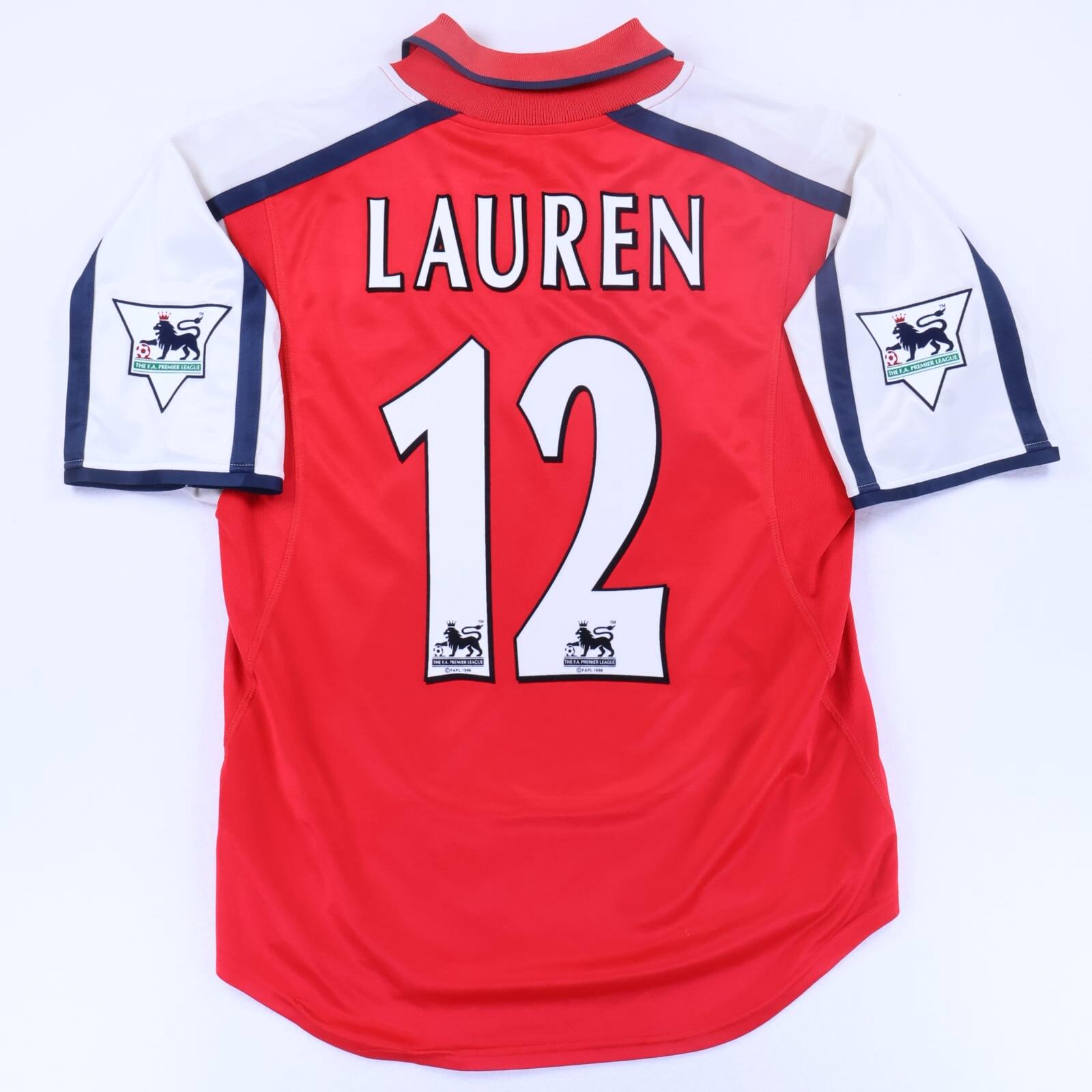 Arsenal Lauren #12 2000/02 Home Shirt - M- FRONT