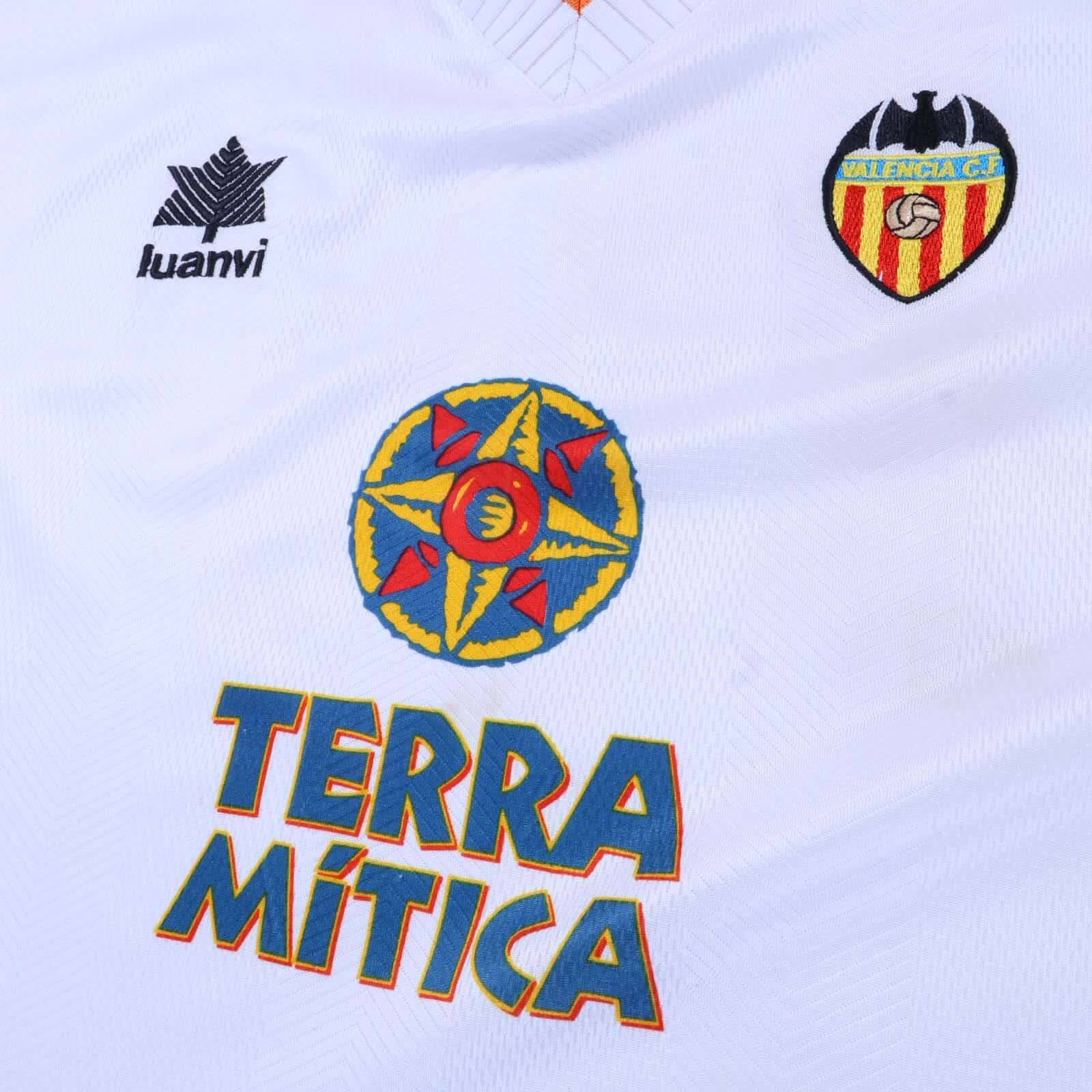 Valencia Cf 1998/99 Home Shirt - XL- BACK