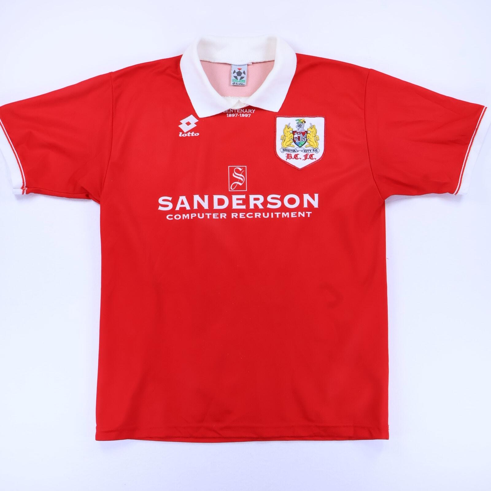 Bristol City F.C 1996/97 Home Shirt - Centenary - XL- FRONT