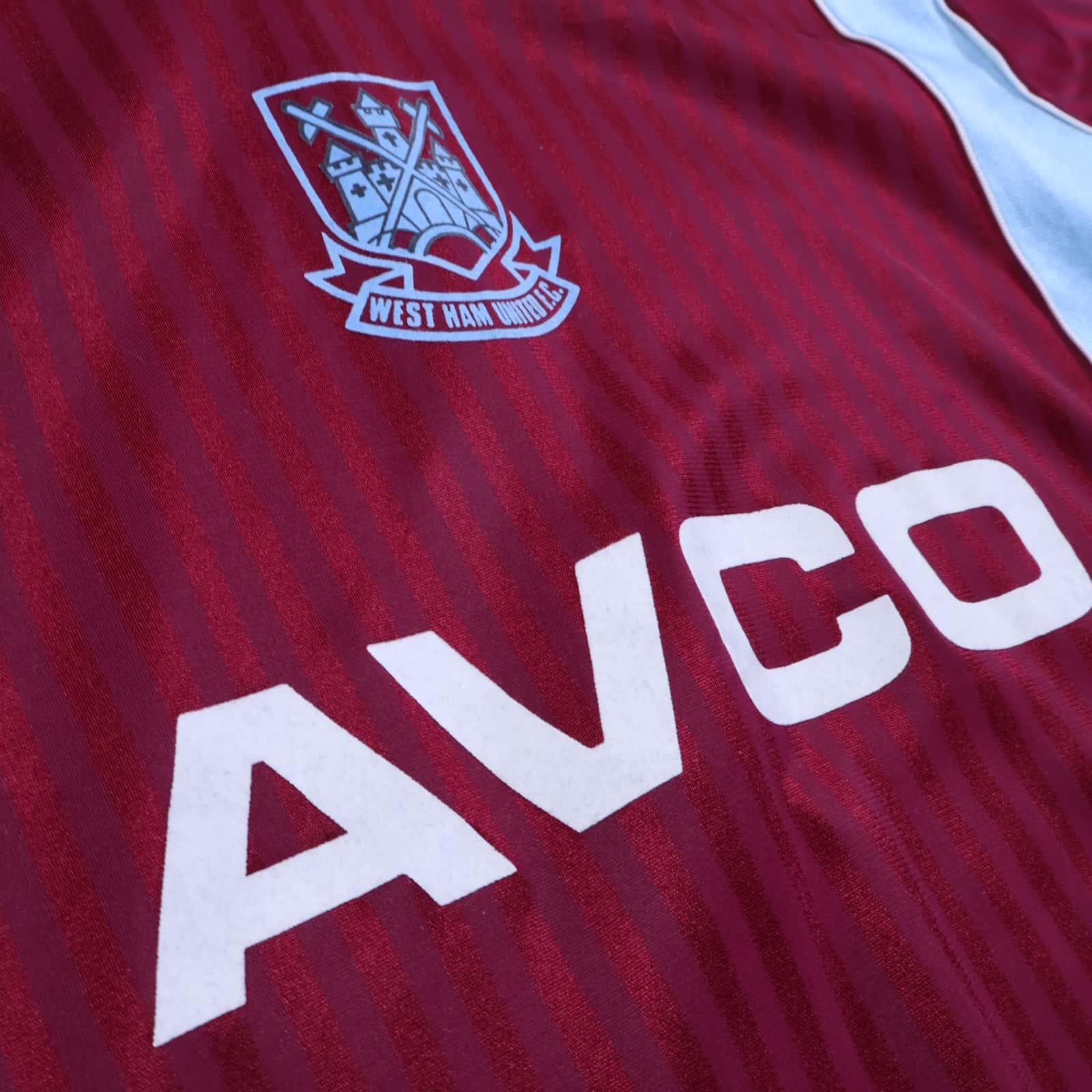West Ham United Home Shirt - M- BACK