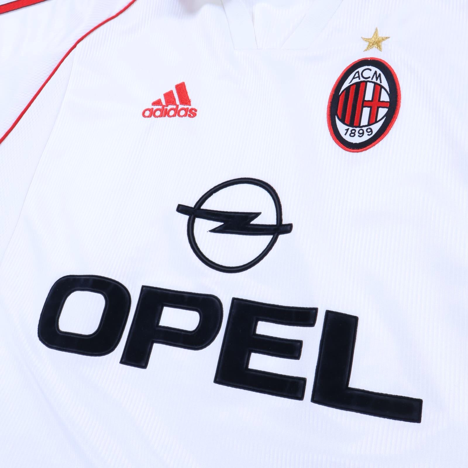 Ac Milan Beirhoff #20 1998/00 Away Shirt - L