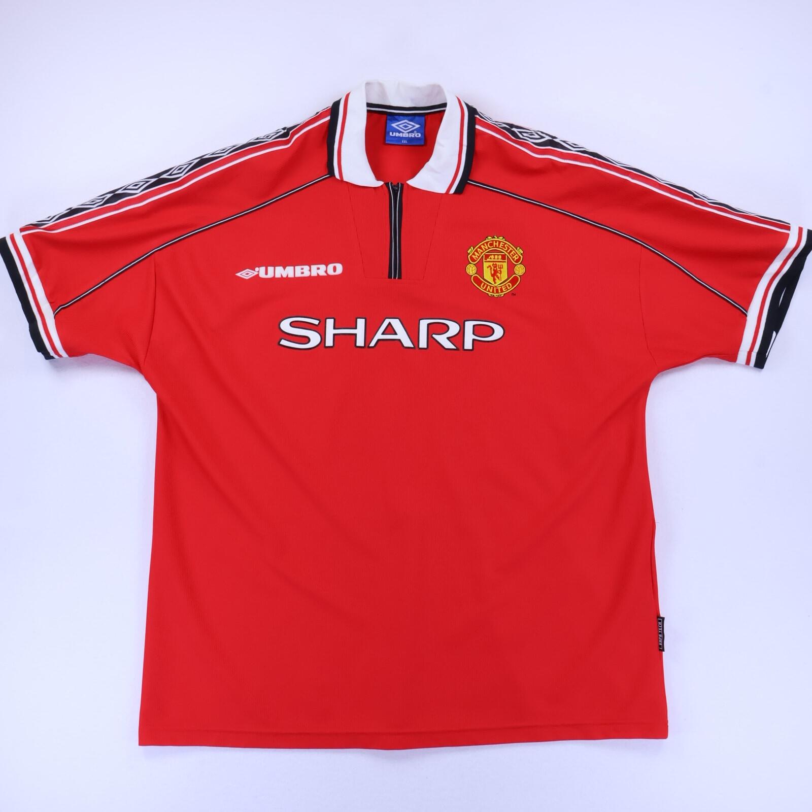Manchester United Keane #16 1998/99 Home Shirt - XXL- BACK