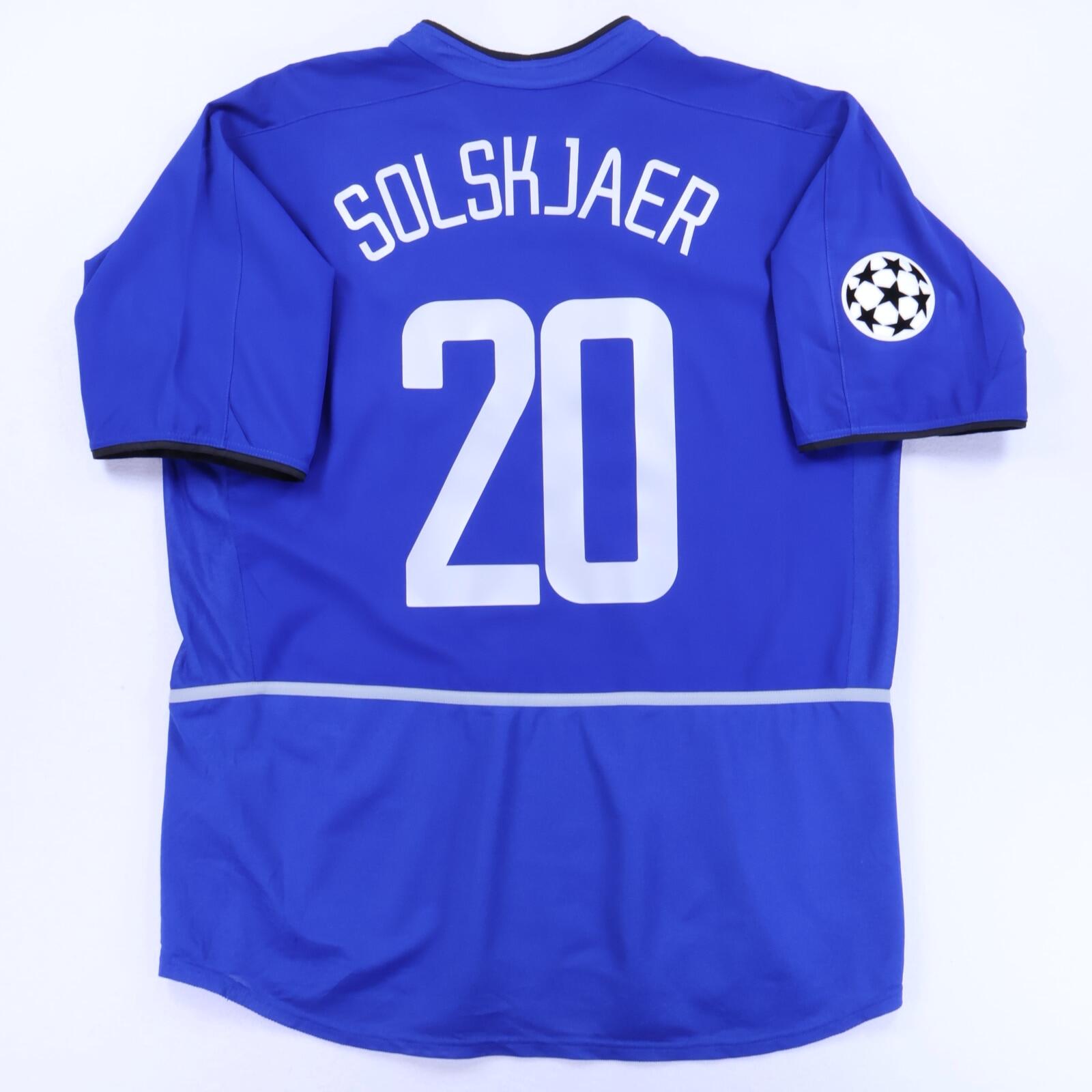 Manchester United Solskjaer #20 2002/03 Third Shirt - XL- FRONT