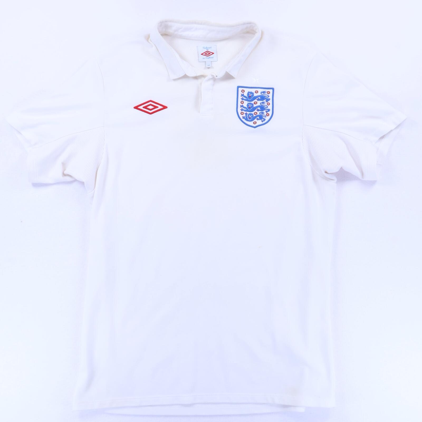 England 2010/ Home Shirt - L- FRONT
