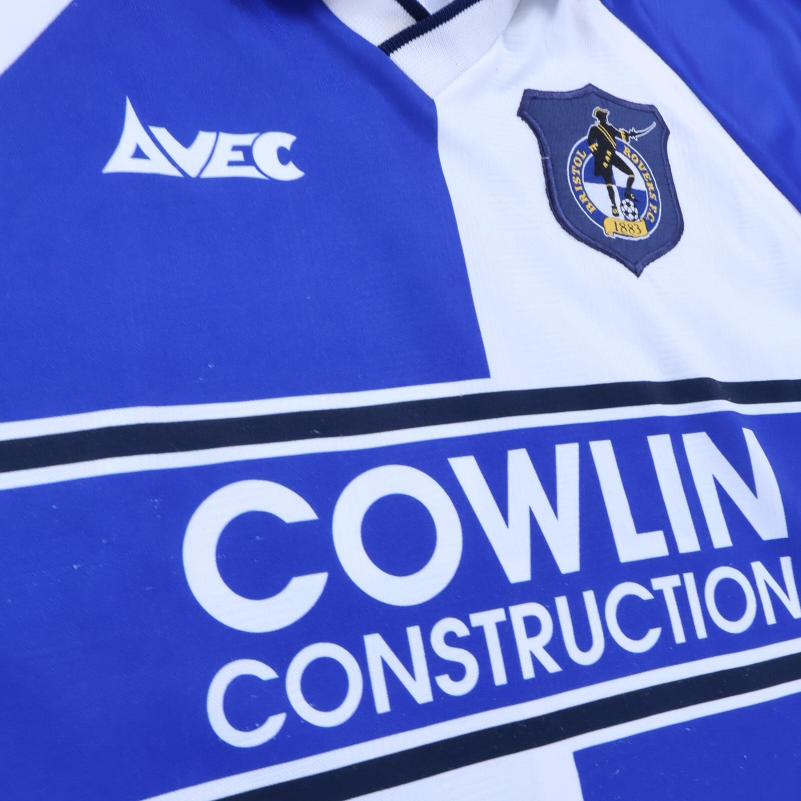 Bristol Rovers 1991/01 Home Shirt - 2XL- BACK