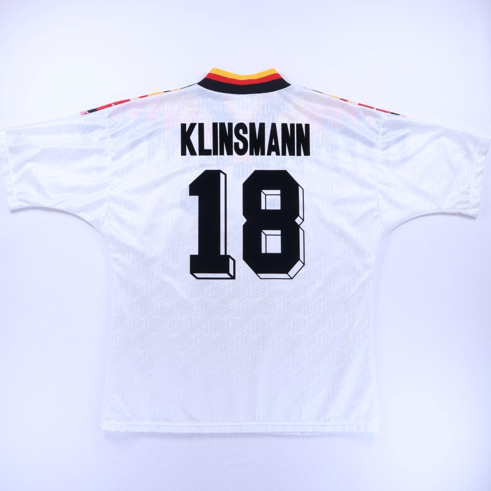 Germany Klinsman #18 1994/96 Home Shirt - XL- FRONT