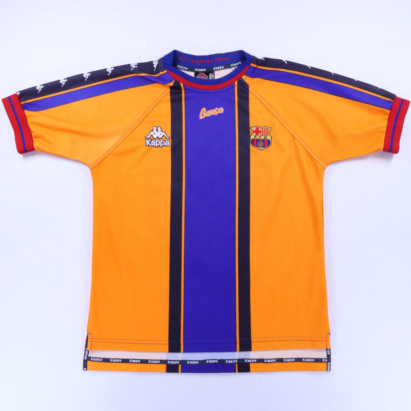 Barcelona Stoichkov #8 1997/98 Away Shirt - L- BACK