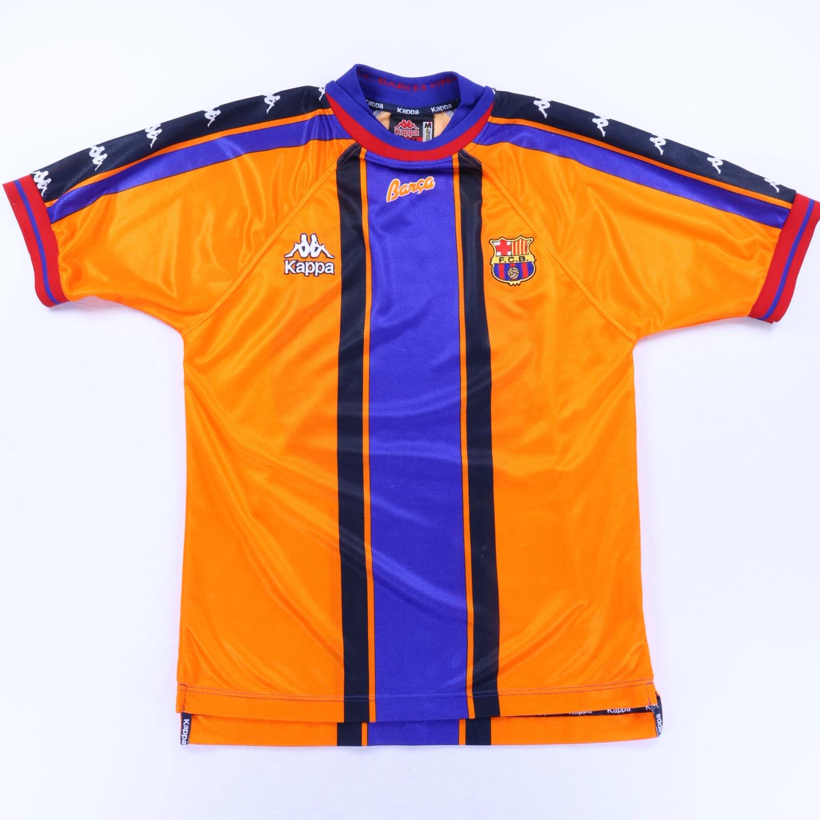 Barcelona Guardiola #4 1997/98 Away Shirt - M- BACK