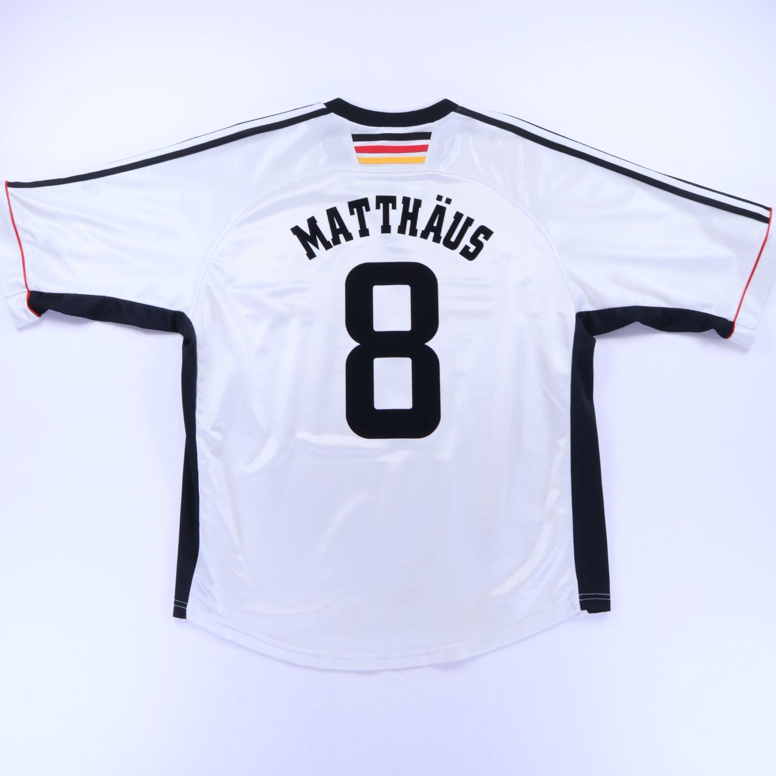 Germany Matthaus #8 1998/00 Home Shirt - XL- FRONT