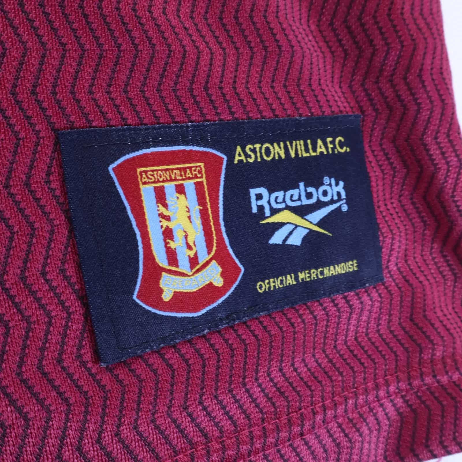 Aston Villa Southgate #4 1997/98 Home Shirt - L- TAGS