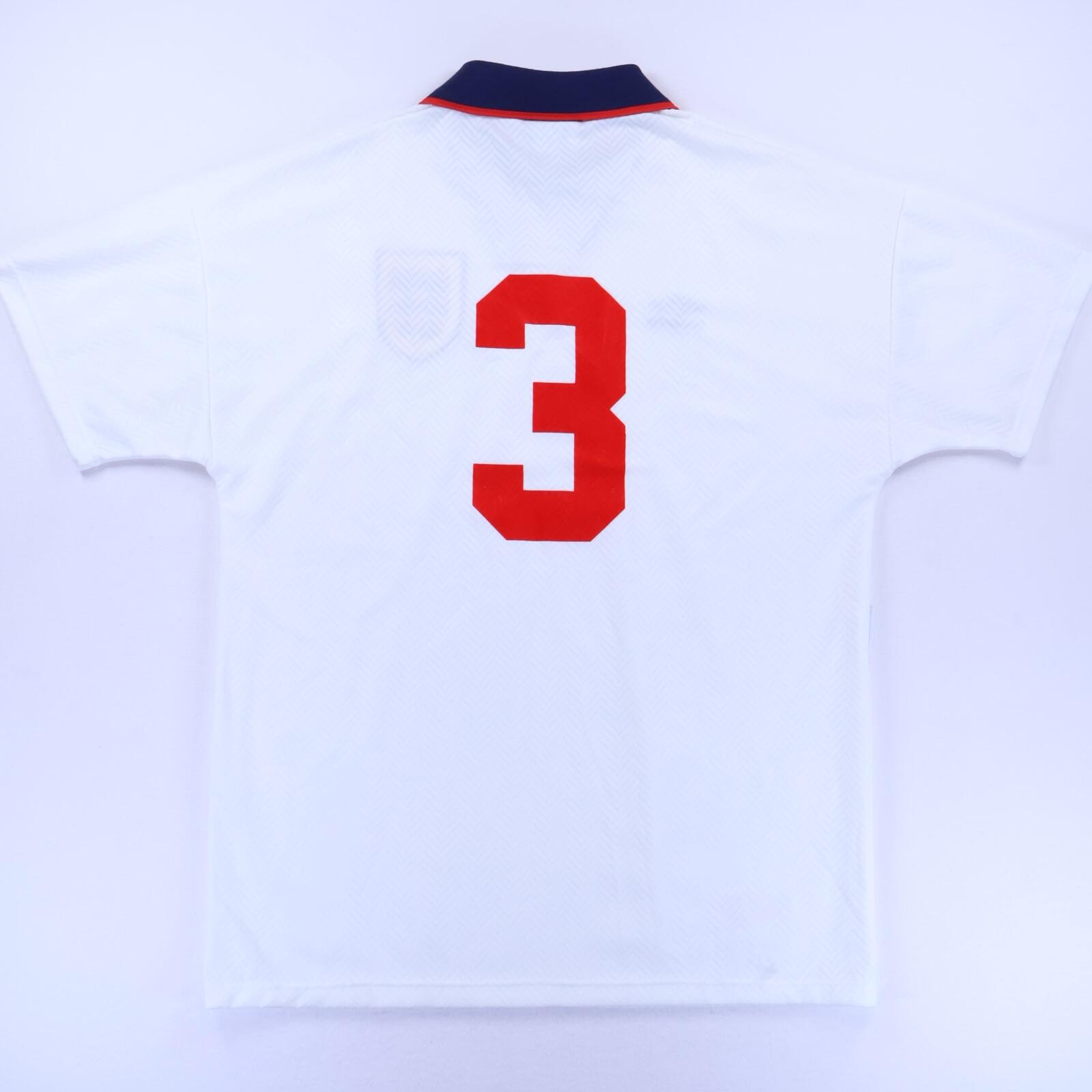 England Pearce #3 1993/95 Home Shirt - Match Issue - XL- TAGS