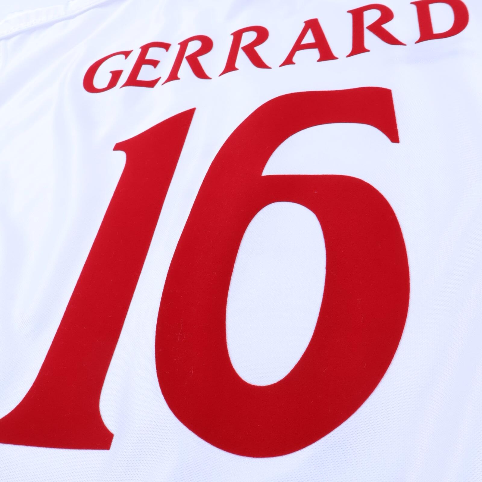 England Gerrard #16 1999/01 Home Shirt - M- TAGS