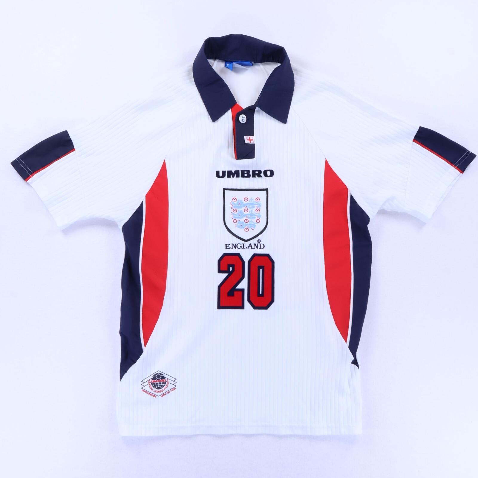 England Owen #20 1997/99 Home Shirt - M- BACK