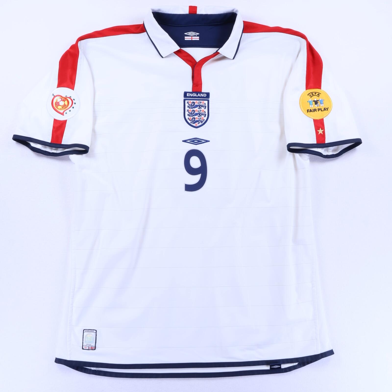 England Rooney #9 2003/05 Home Shirt - XL- FRONT