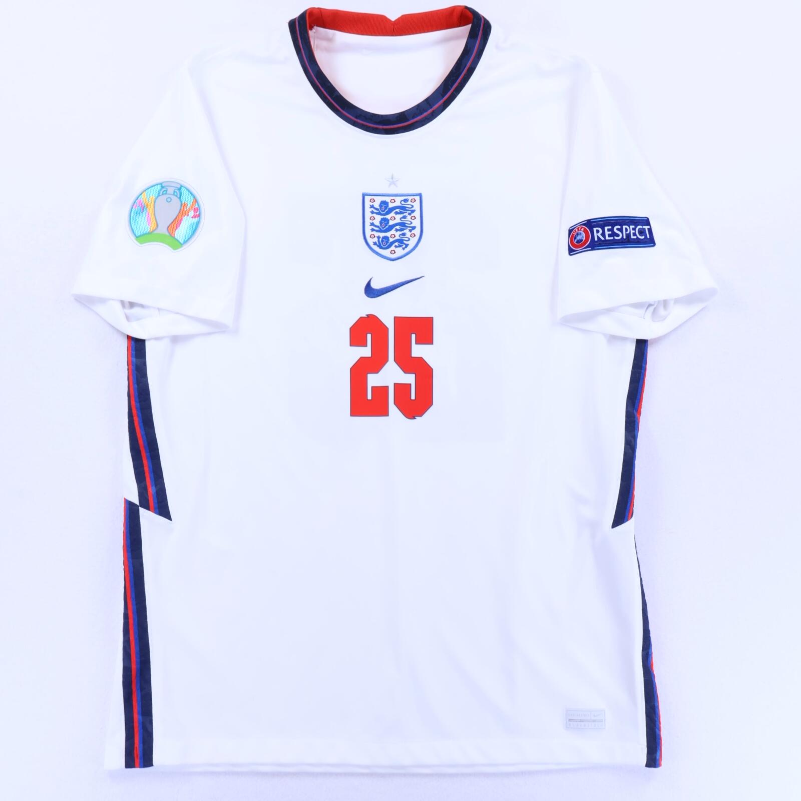 England Saka #25 2020/22 Home Shirt - L- BACK