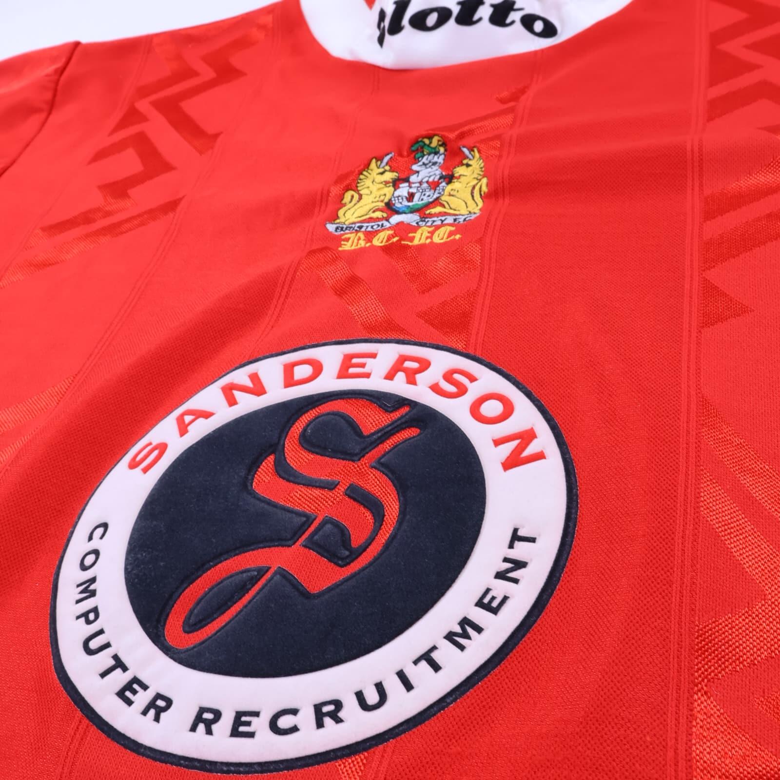 Bristol City F.C 1997/98 Home Shirt - M- BACK