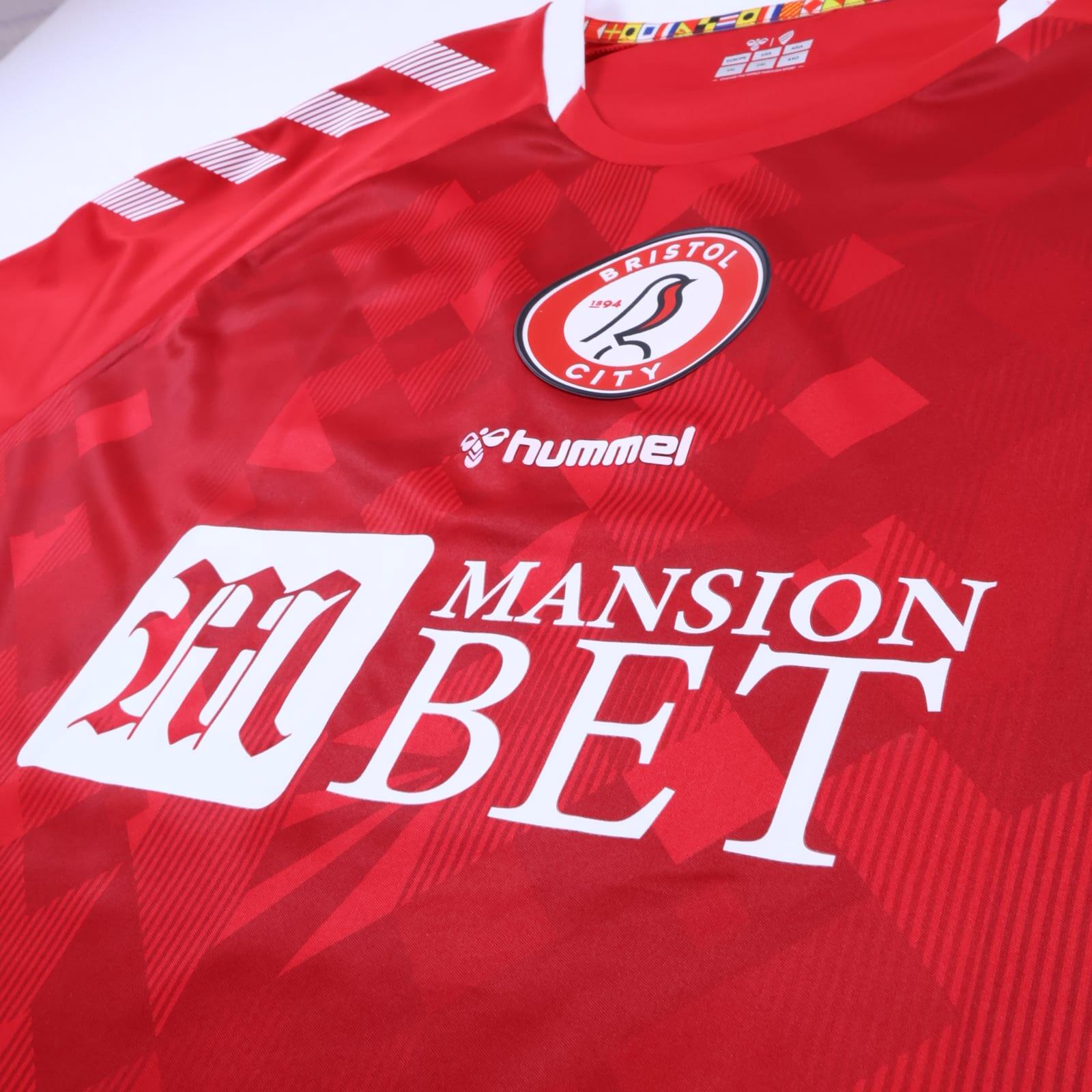 Bristol City F.C 2021/22 Home Shirt - 3XL- BACK