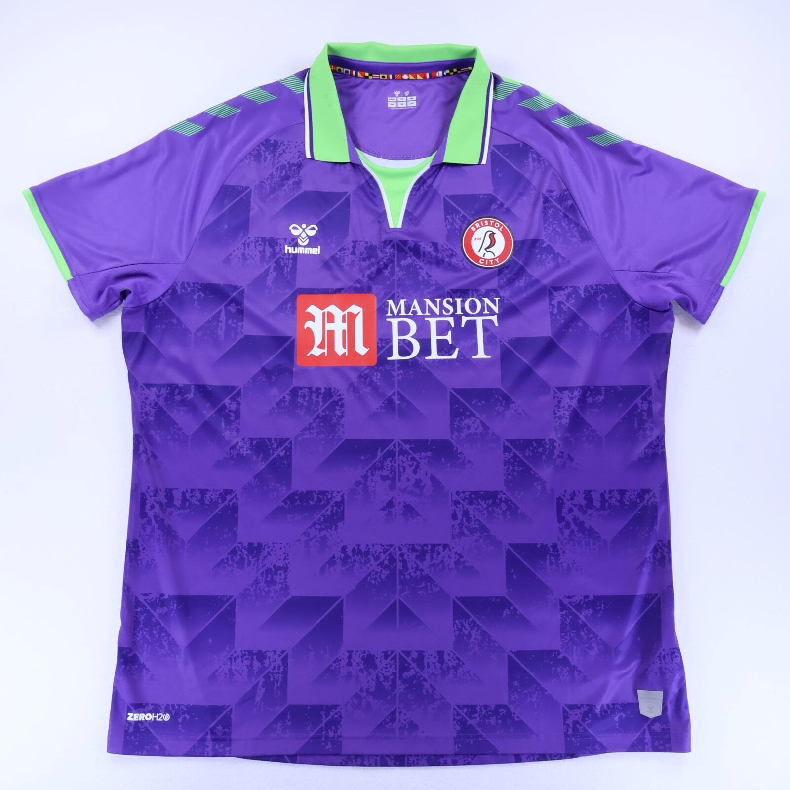 Bristol City F.C 2020/21 Away Shirt - 4XL- FRONT