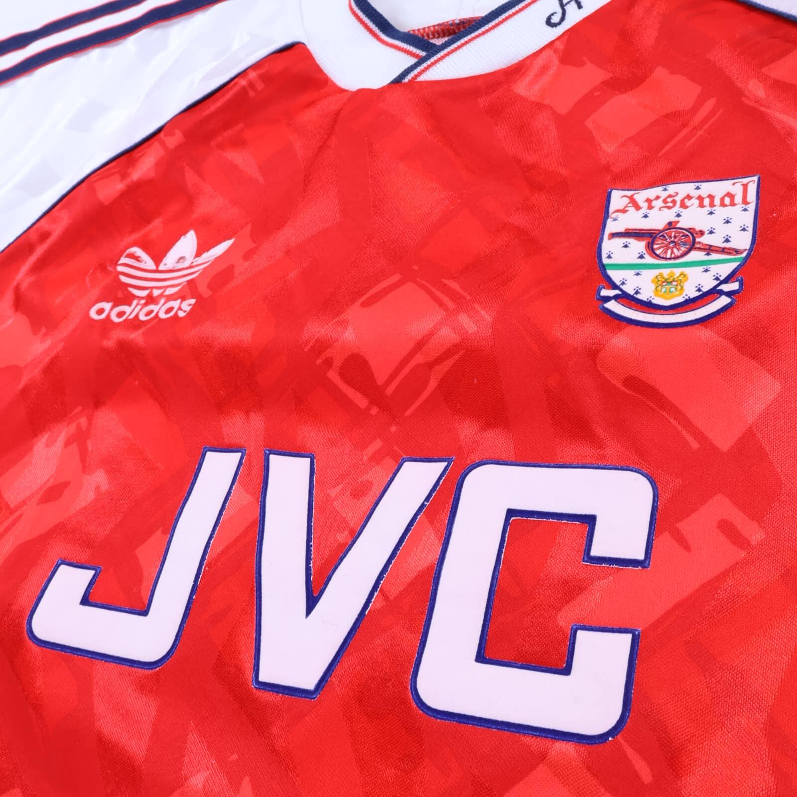Arsenal 1990/92 Home Shirt - M- BACK