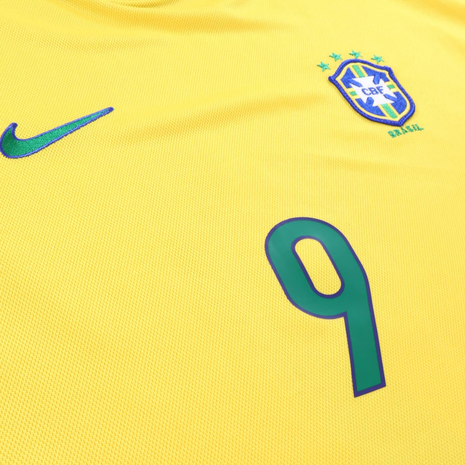 Brazil Ronaldo #9 1998/ Home Shirt - XL