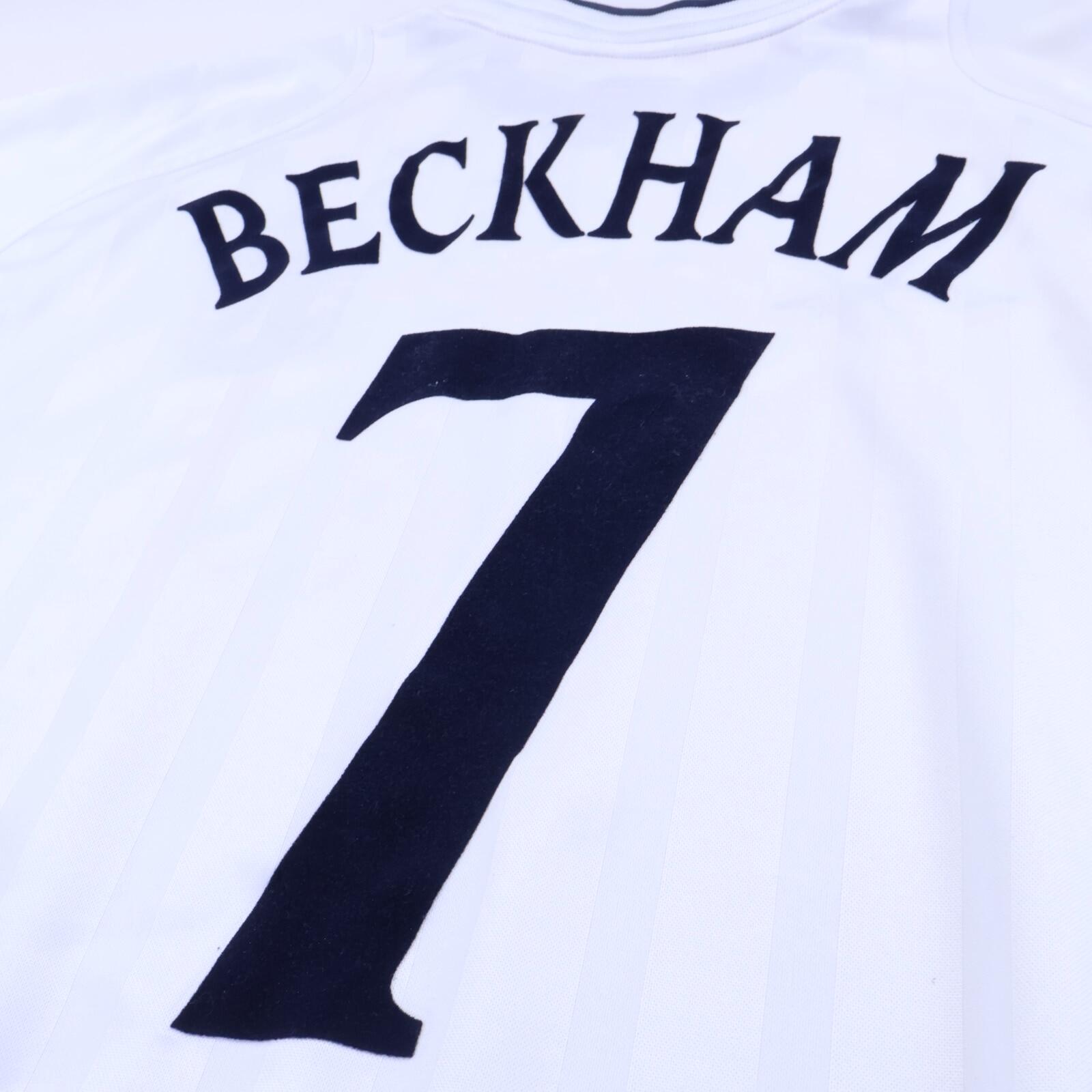 England Beckham #7 2001/03 Home Shirt - XL