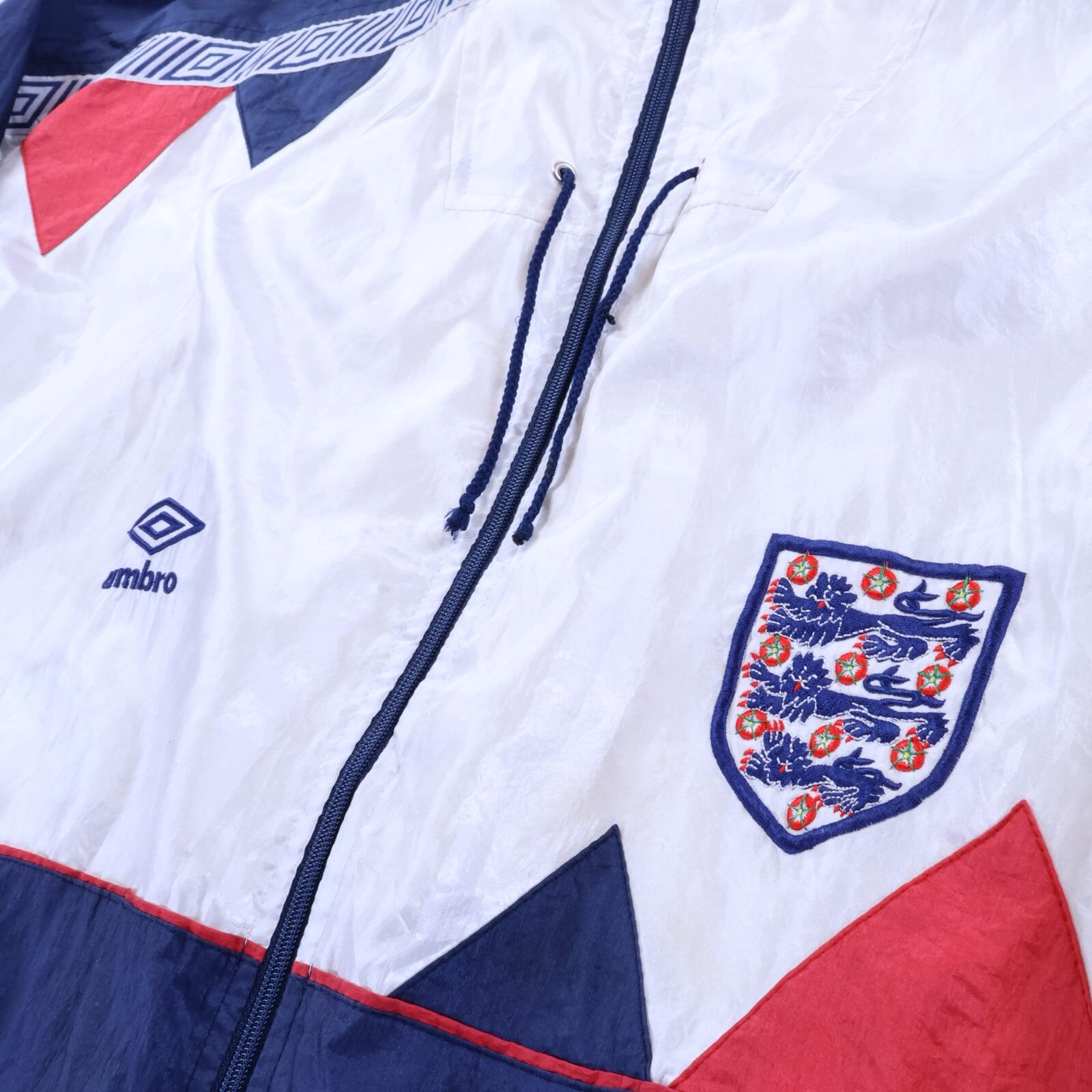 England 1990/92 Track Jacket - XL- BACK