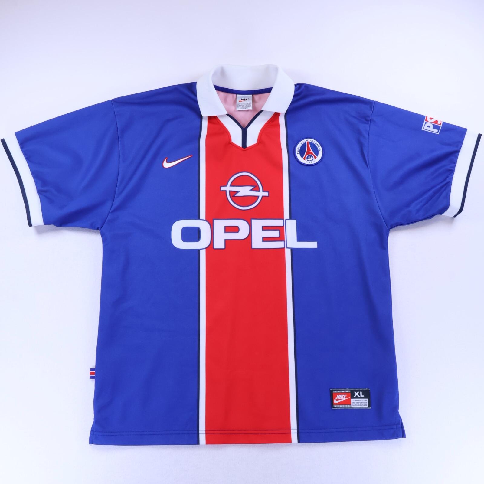 Paris Saint-Germain F.C 1997/98 Home Shirt - XL- FRONT