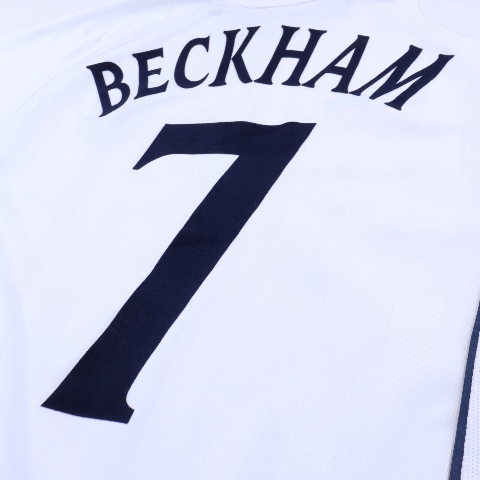 England Beckham #7 2001/03 Home Shirt - M- TAGS