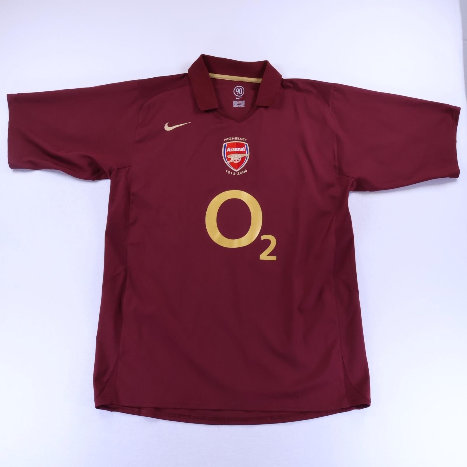 Arsenal Bergkamp #10 2005/06 Home Shirt - XL- BACK