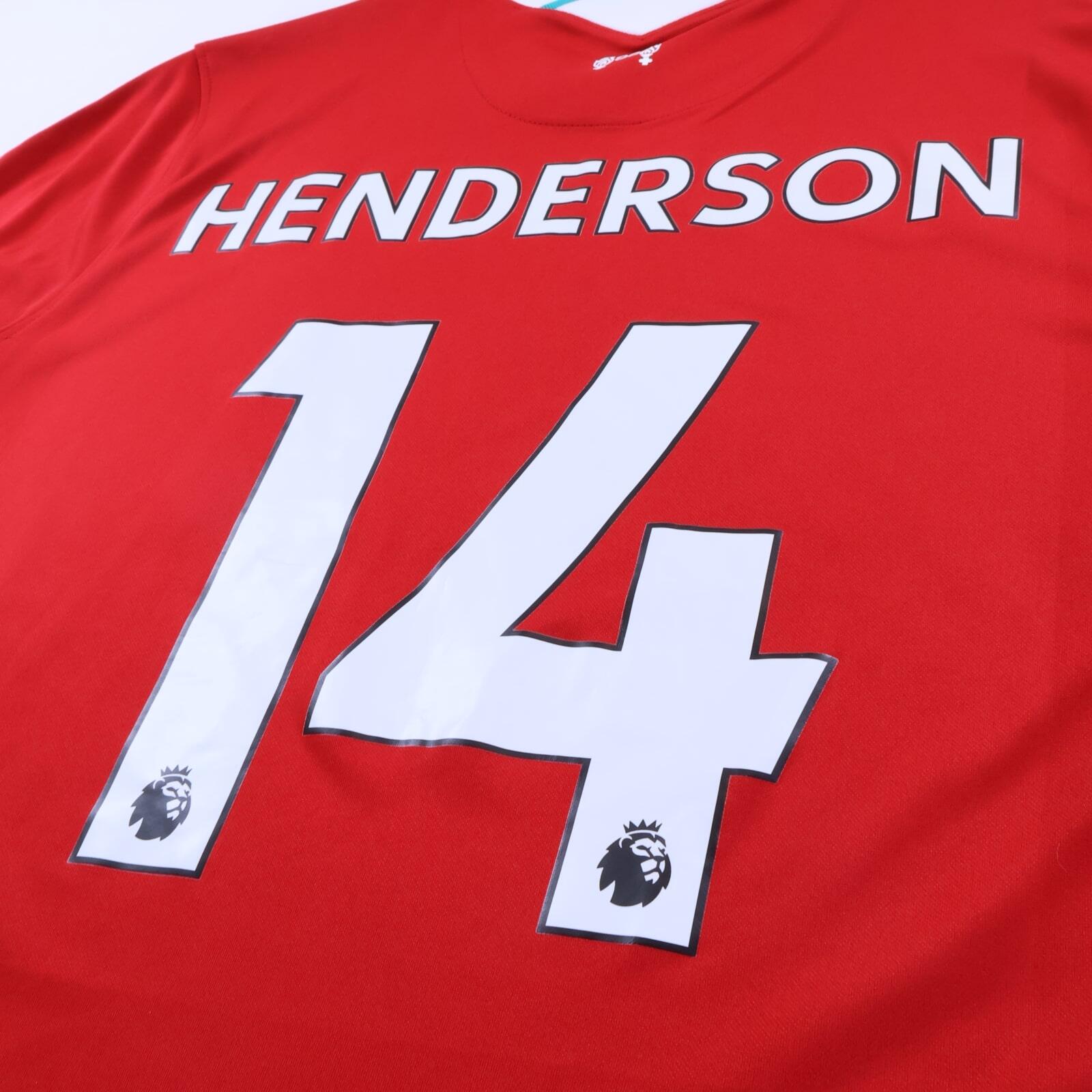 Liverpool F.C Henderson #14 2020/21 Home Shirt - L- TAGS