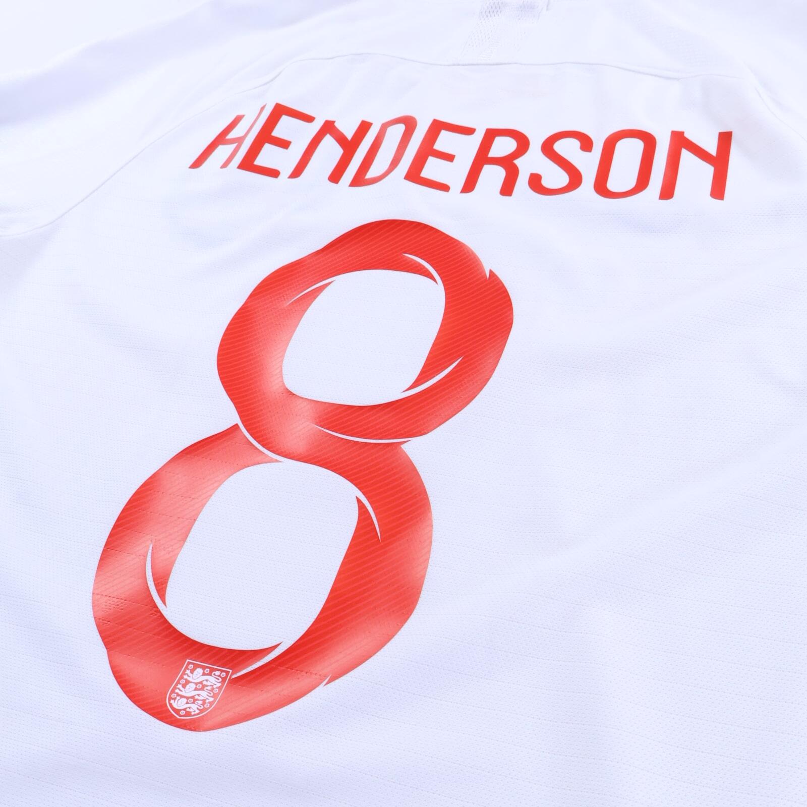 England Henderson #8 2018/19 Home Shirt - S