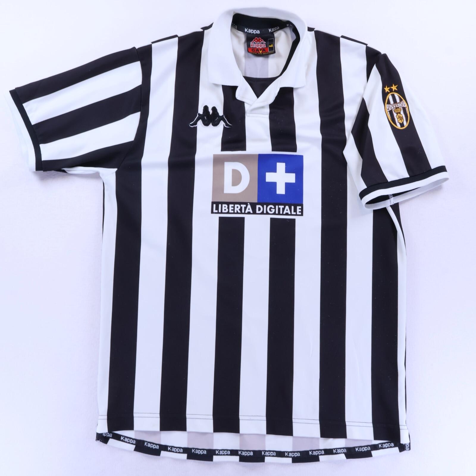 Juventus Del Piero #10 1998/99 Home Shirt - L- BACK