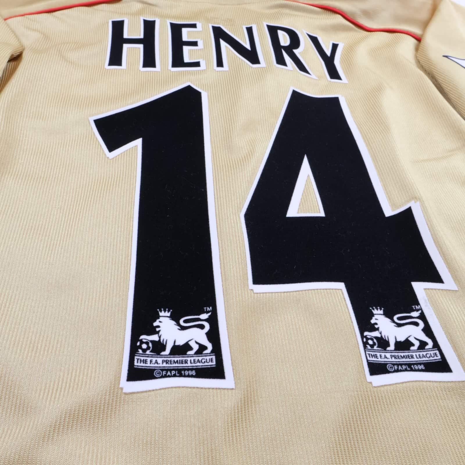 Arsenal Henry #14 2001/02 Away Shirt - L