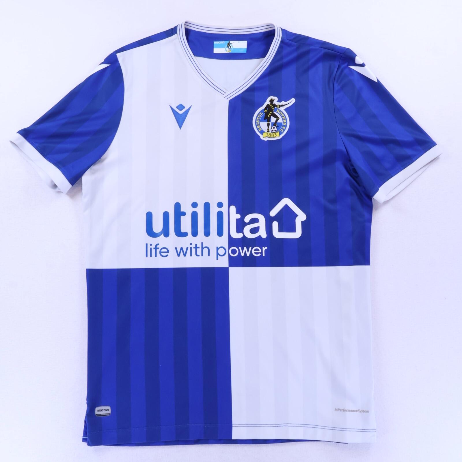 Bristol Rovers 2019/20 Home Shirt - M- FRONT