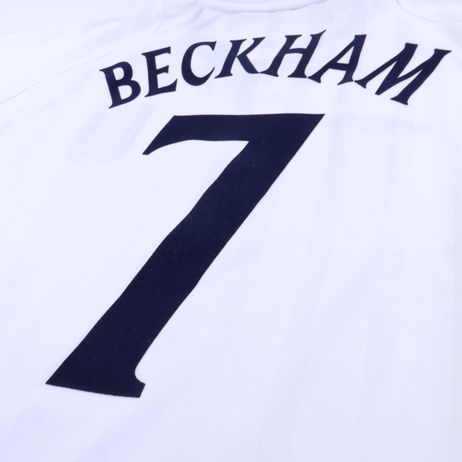 England Beckham #7 2001/03 Home Shirt - XL