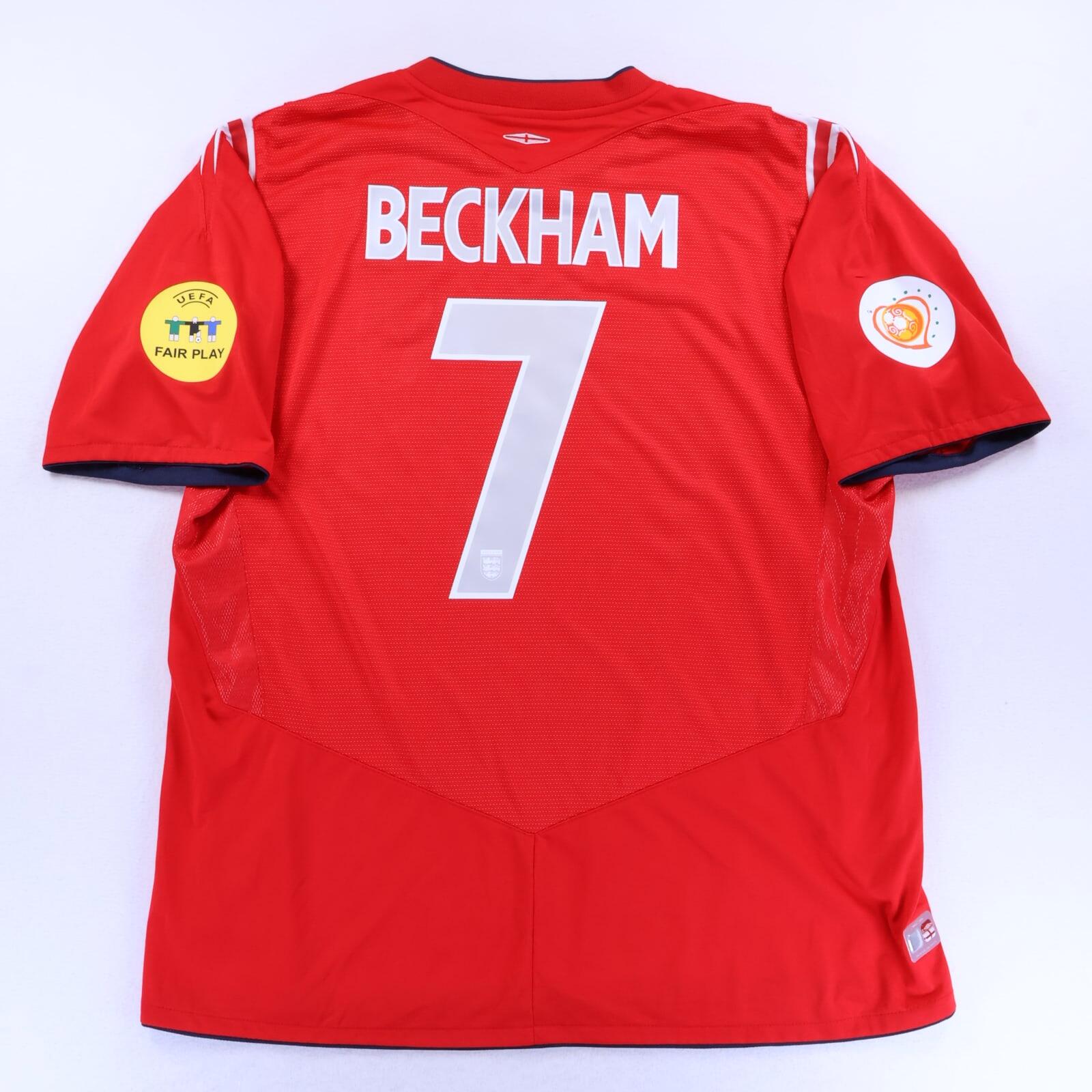 England Beckham #7 2004/06 Away Shirt - 2XL- FRONT