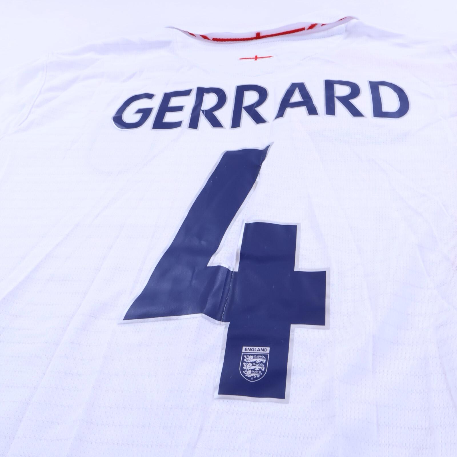 England Gerrard #4 2005/07 Home Shirt - XL- TAGS