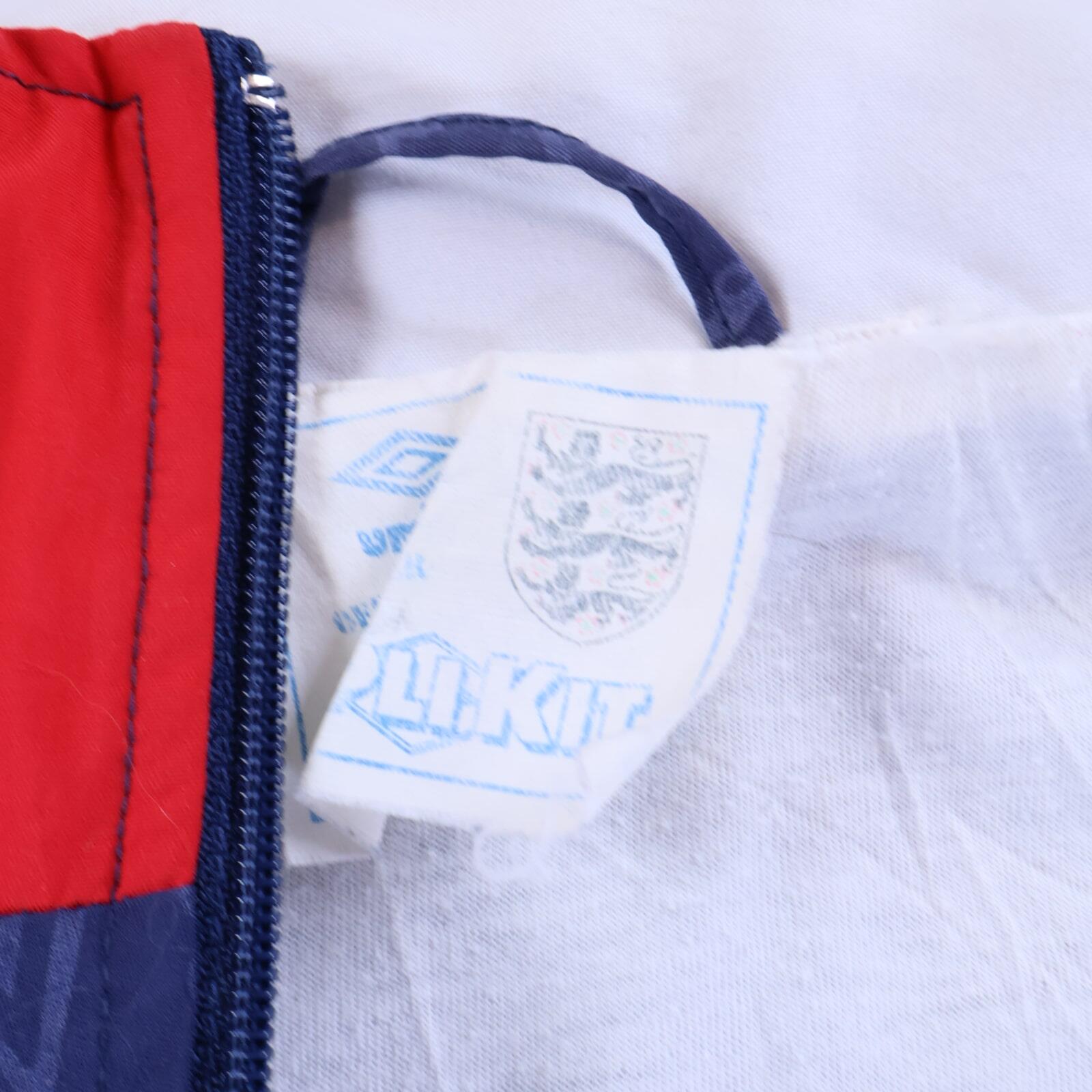 England 1990/92 Track Jacket - L- TAGS