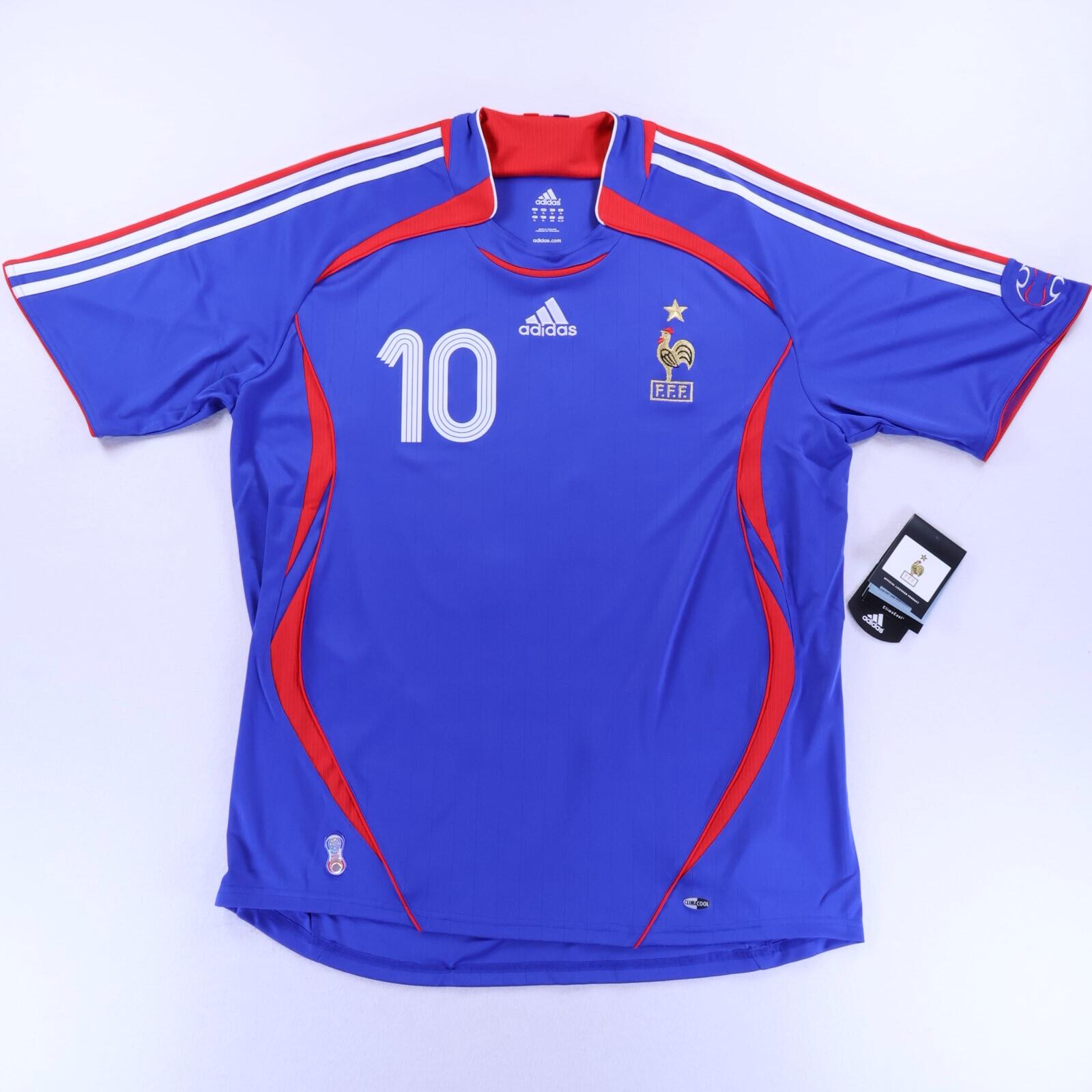 France Zidane #10 2006/ Home Shirt - XL- BACK